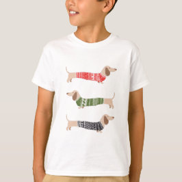 Mascota de Dachshund Navidades negros feos Sweater