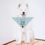 Mascota de Invitación de embarazo Bandana | Big Br<br><div class="desc">Pequeña o grande, esta bandana mascota puede utilizarse para perros o gatos. Mínimo, moderno y personalizable con el nombre de su mascota. Lo que es más lindo que anunciar un embarazo que con su hijo de piel 🥰 Todo el texto es personalizable ↣ sólo hacer clic en el botón ‘Personalizar’....</div>