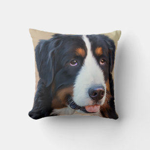 Mascota de montaña de Bernese Cojín decorativo de