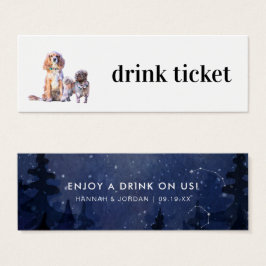 Mascota de Personalizado Cute | Billete para bebid