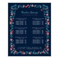 Mascota Floral y follaje Patrón de impresión de ho