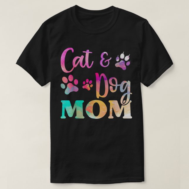 Mascota Gato Perro Mami Camisa Por Mujeres, Día De (Diseño del anverso)