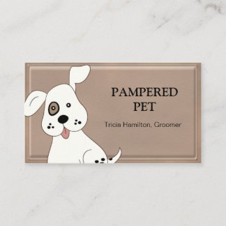 Mascota Groomer/ Tarjeta de visita Vet