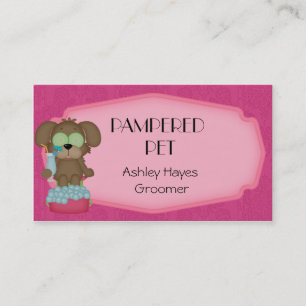 Mascota Groomer/ Tarjeta de visita Vet