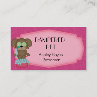 Mascota Groomer/ Tarjeta de visita Vet