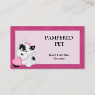 Mascota Groomer/ Tarjeta de visita Vet