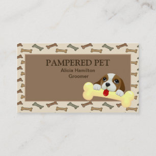 Mascota Groomer/ Tarjeta de visita Vet