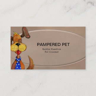 Mascota Groomer/ Tarjeta de visita Vet
