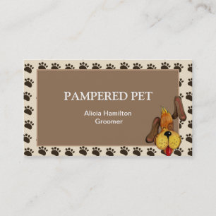 Mascota Groomer/ Tarjeta de visita Vet