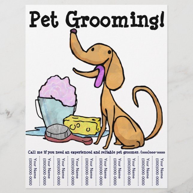 ¡mascota Grooming! Flyer (Frente)