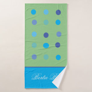 Mascota personalizable de diseño moderno, azul y v