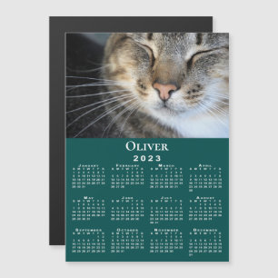 Mascota personalizado Nombre de foto 2023 Calendar