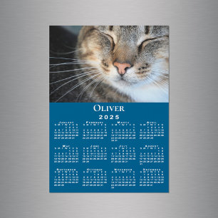 Mascota personalizado Nombre de foto 2025 Calendar