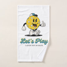 Mascota Personalizado retro de pellebol sudor pers