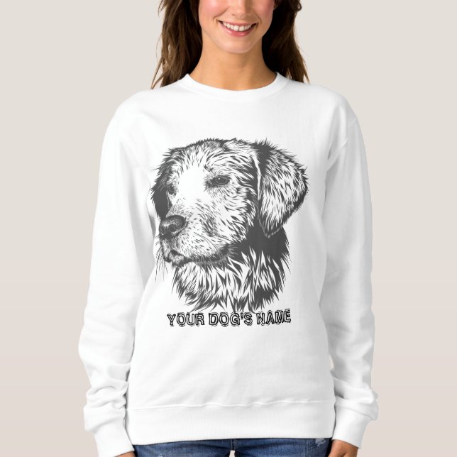 Mascota personalizado T Camisa con nombre Mascota  (Anverso)