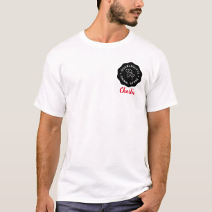 Mascota personalizado y camiseta con logotipo con