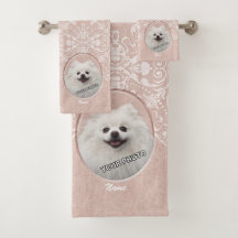 Mascota rosa elegante damasco moderno dulce