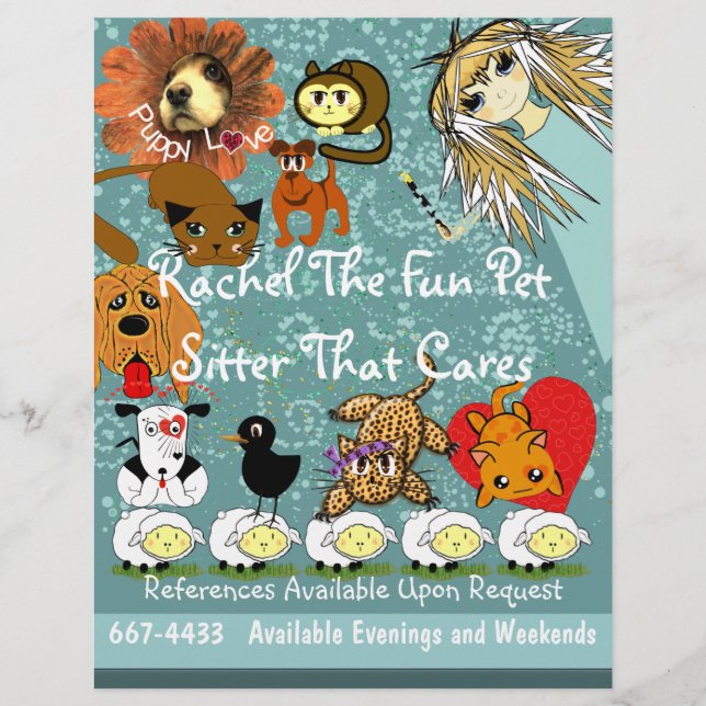 Mascota Sitter Flyer (Frente)