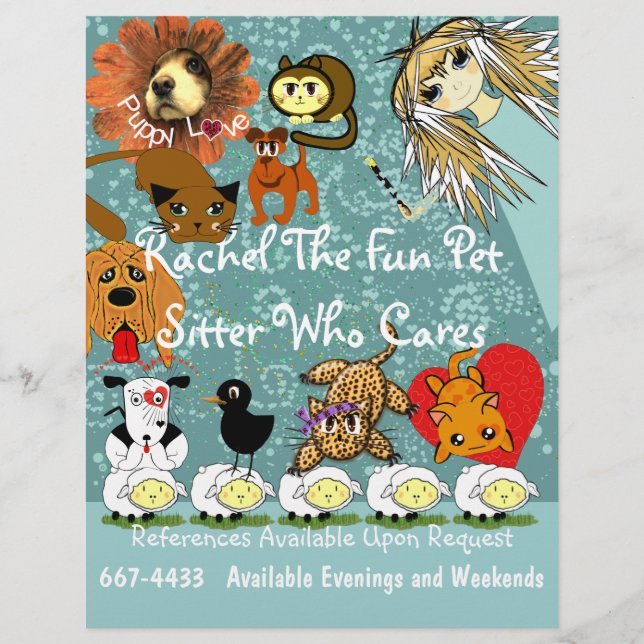 Mascota Sitter Flyer (Frente)