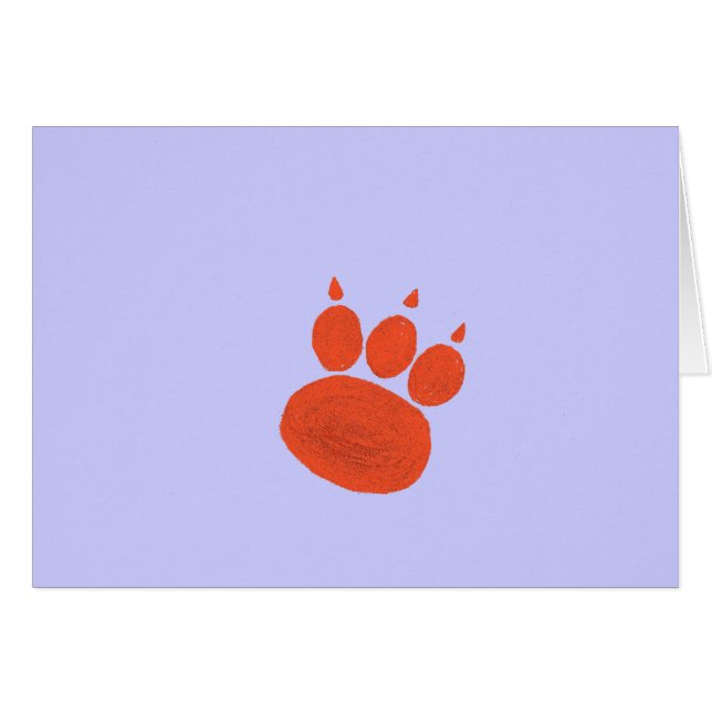 Mascota Sitter y Perro Walker Paw Print (Anverso (Horizontal))
