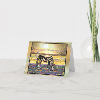 Mascota Star Sunset Pony Blank Card