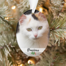 Mascotas de doble cara Nombre de foto Ornamento ac