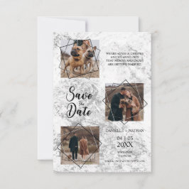 Mascotas de perros Tres fotos Invitación de pareja