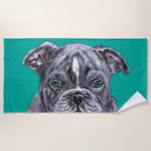 Mascotas de toallas de playa de pitbulls - Tus col