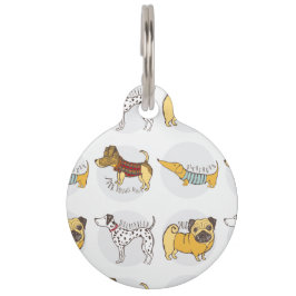 Mascotas Diseño Personalizado de Razas de Perros para Placa