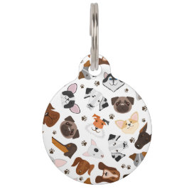 Mascotas Diseño Personalizado de Razas de Perros para Placa