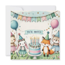 Mascotas fiestas Invitación al cumpleaños