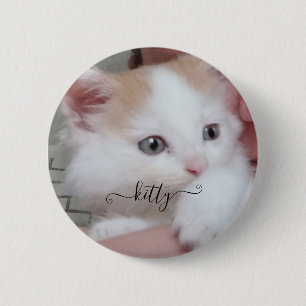 Mascotas lindas foto de personalidad Botón