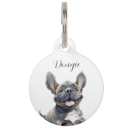 Mascotas Placa de Identificación con el Nombre para Bulldog