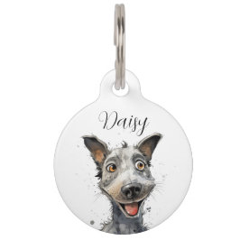 Mascotas Placa de identificación para perro Australian Catt