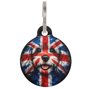 Mascotas Placa de identificación para perro Cockapoo britán