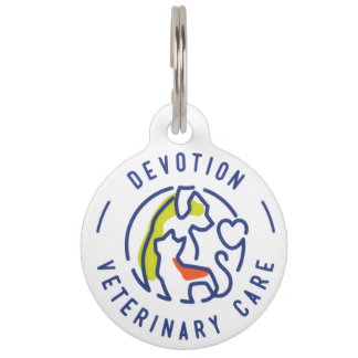 Mascotas Placa de identificación para perro DVC