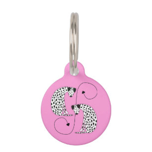 Mascotas Placa de identificación para perros dálmatas