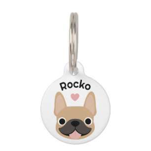 Mascotas Placa de identificación personalizada para Bulldog
