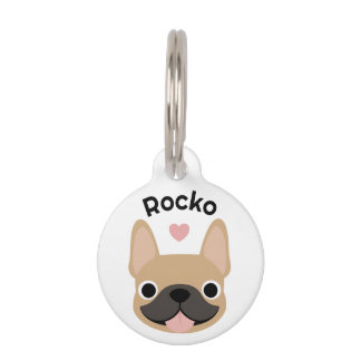 Mascotas Placa de identificación personalizada para Bulldog