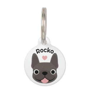 Mascotas Placa de identificación personalizada para Bulldog