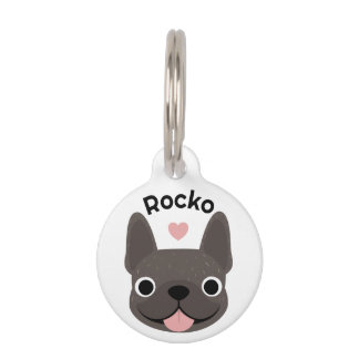 Mascotas Placa de identificación personalizada para Bulldog