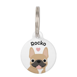 Mascotas Placa de identificación personalizada para Bulldog