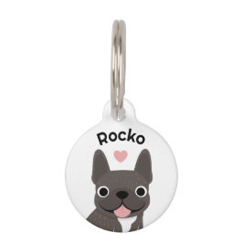 Mascotas Placa de identificación personalizada para Bulldog