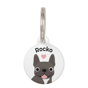 Mascotas Placa de identificación personalizada para Bulldog
