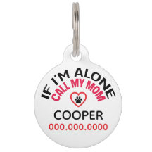 Placa de identificación personalizada para mascota