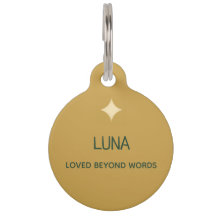 Placa de identificación personalizada para mascota