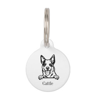 Mascotas Placa de identificación personalizada para perro b