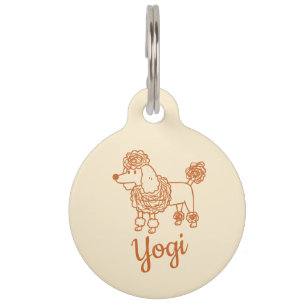 Mascotas Placa de identificación personalizada para perro C