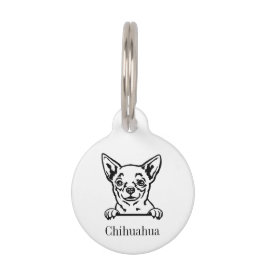 Mascotas Placa de identificación personalizada para perro C