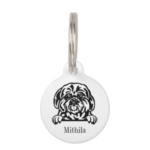 Mascotas placa de identificación personalizada para perro s